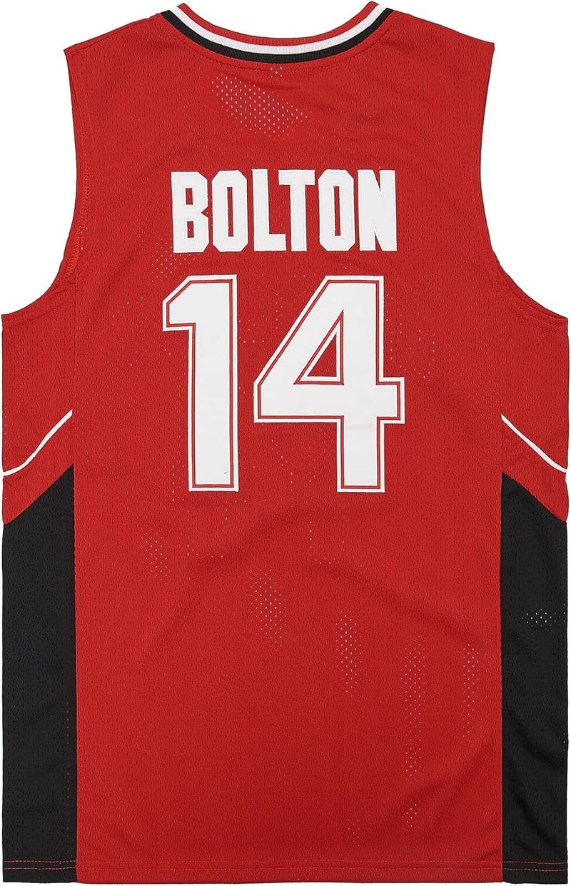 AMORTW Mens Wildcats High School 14 Troy Bolton Jersey 8 Chad Danforth Basketball Jersey for 90s Hiphop Party Costume - Image 2